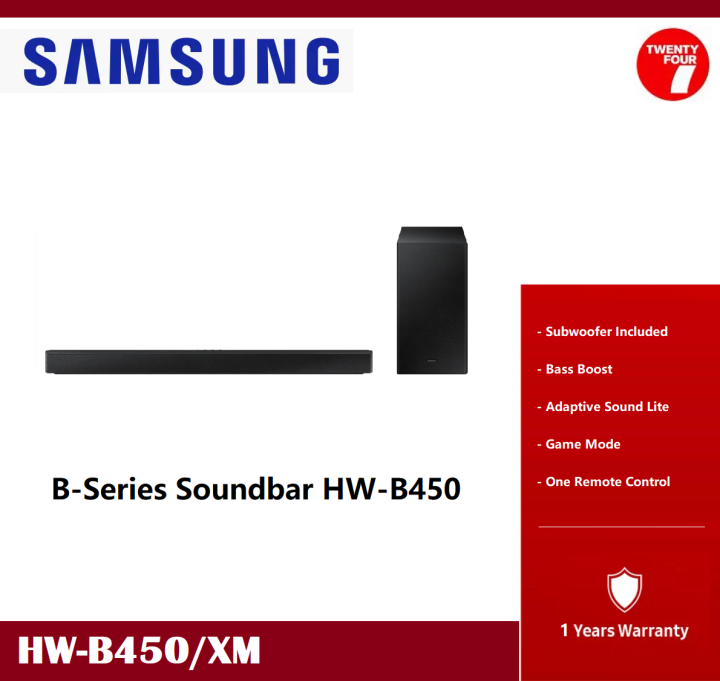SAMSUNG HWB450 2.1ch BSeries Soundbar (2022) HWB450/XM Lazada