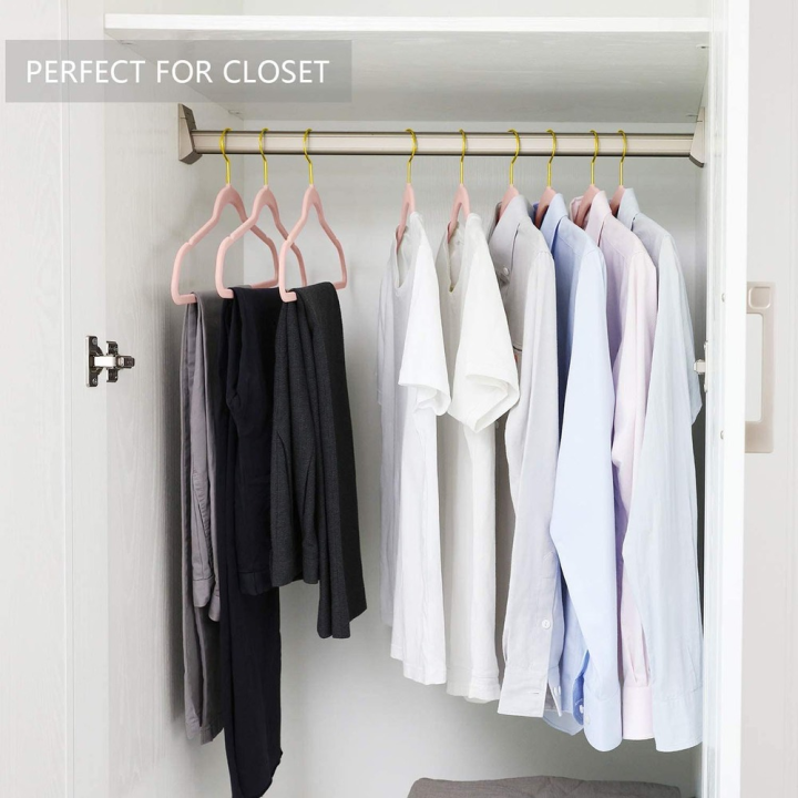 20pcs-non-slip-velvet-hangers-closet-organizer-360-degree-swivel-golden-hook-wardrobe-drying-rack-multifunction-windproof-hanger