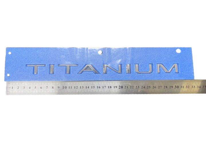 logo-titanium-ติด-รถ-suv-everest-ของแท้-oem-โลโก้-titanium-แท้-ชุปโครเมี่ยม-1ชิ้น-มีบริการเก็บเงินปลายทาง