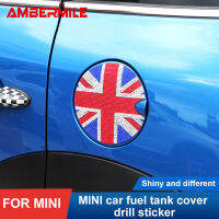 AMBERMILE 3D อีพ็อกซี่รถการใช้ถังฝาครอบสติกเกอร์ตกแต่งสำหรับ Mini Cooper R56 R55 Countryman R60 R61 F55อุปกรณ์เสริม