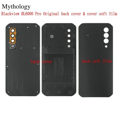 Rear Cover for Original Blackview BL6000 Pro Battery Back Housings Door Cover Back Soft Film Panel Bateria Case