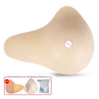 ONEFENG Lengthened Shape Silicone Prosthesis Protect the Armpit for Mastectomy Women Soft Comfortable 115-400gPC