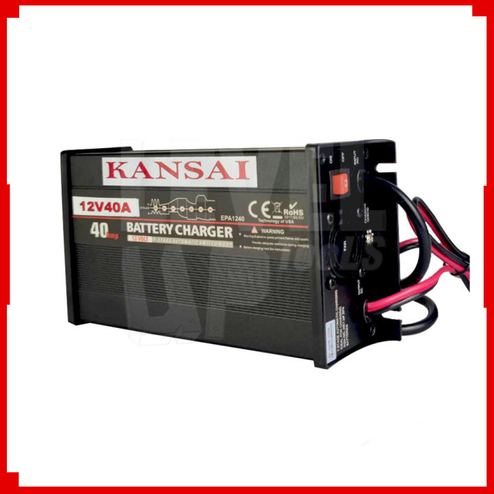 kansai-เครื่องชาร์จแบตเตอรี่-เครื่องชาร์จ-12v-ขนาด-20a-40a-เครื่องชาร์จอัจฉริยะ-เครื่องฟื้นฟูแบตเตอรี่-ที่ชาร์จแบตมอไซต์-มอไซต์ขนาดใหญ่-รถเก๋ง-รถกระบะ-รถบรรทุกขนาด-4ล้อ-6ล้อ-ระบบอัตโนมัติ-รับประกันนาน