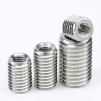 10pcs M2 M2.5 M3 M4 M5 M6 M8 stainless steel inside outside thread Adapter screw wire thread insert sleeve Conversion Nut