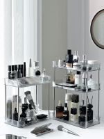 【YD】 2/3 Layers Cosmetics Storage Large Capacity Makeup Perfume Organizer Rack Bedroom Finishing Shelf