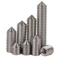 Grub Screws 316 A4 Stainless Cone Point Allen Socket Screw M3 M4 M5 M6 M8 M10