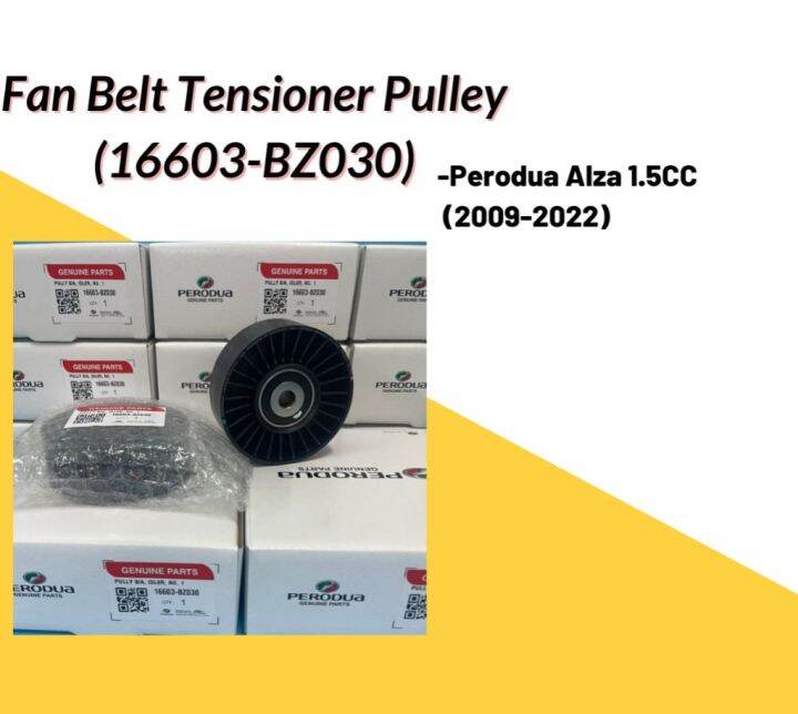 Original Perodua Alza 1.5 Fan Belt Tensioner Pulley Idler Bearing 16603