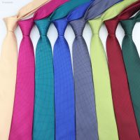 ✺ 6cm Mens Business Tie Formal Plaid Jacquard Polyester Necktie Narrow Classic Corbata Neckwear Gravata Wedding