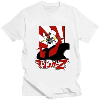 เสื้อยืดผู้ชายพิมพ์ลาย Mazinger Z สไตล์ใหม่ Comfort