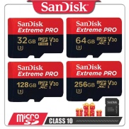 Sandisk Extreme PRO Micro SD Card 32GB 64GB 128GB 256GB 512G SDXC V30 A2