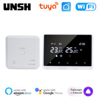 Tuya Wifi RF สมาร์ทเทอร์โมสวิทช์ควบคุมอุณหภูมิสำหรับหม้อไอน้ำก๊าซน้ำร้อนสนับสนุน Alexa Home Yandex อลิซ