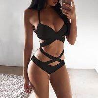 New y Women Push-up Bikini Set Bandage Swimsuit