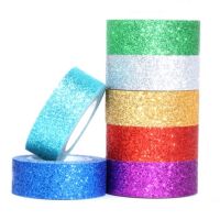 ? เทปกลิตเตอร์ เทปกาวกากเพชร Glitter Tape ยาว 5 เมตร DIY เทปกาวกลิตเตอร์ เทปกากเพชร ?