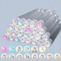 50Pcs Reusable Unicorn Eyelash Brush Tube แปรงคิ้ว Applicator สำหรับต่อขนตา Dust-Proof Lash Mascara Wand แปรง Tube