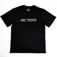 Arcteryx The 2023ใหม่ของแท้,เสื้อเชิ้ตแขนสั้นของแท้คอกลมมีสัญญาหนาการพักผ่อนประจำวันกีฬาผ้าฝ้ายกลางแจ้งแขนสั้น