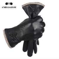 Top grade leather gloves women,sheepskin genuine leather gloves women,outdoor winter gloves women -8030