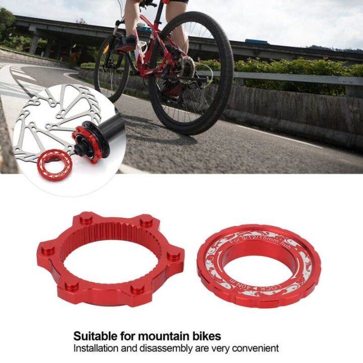 Bicycle Centerlock To 6 Bolts Rotor Adapter Mountain Bike Center Lock