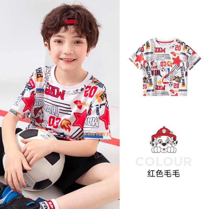 เสื้อยืดเด็ก-ลายการ์ตูน-เจ้าตูบสี่ขา-paw-patrol