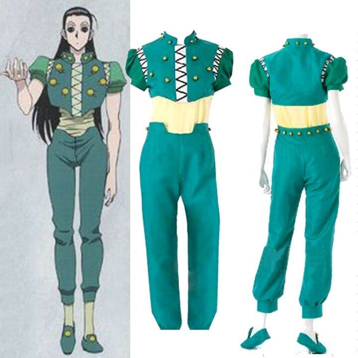 Cosplaydiy Illumi Zoldyck Kostum Irumi Zorudikku Pakaian Penuh Hunter X ...