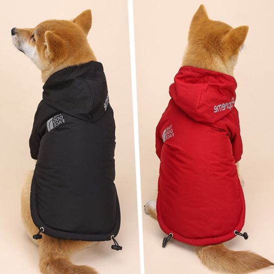 Oimg quần áo cho chó mùa thu đông áo khoác chó nhỏ dày bằng lông cừu shiba - ảnh sản phẩm 1
