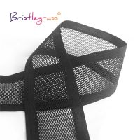 [NEW EXPRESS] BRISTLEGRASS 1 Yard 2 quot; 50mm Nylon Mesh Decorative Elastic Spandex Rubber Band Waistband Underwear Lingerie Dress DIY Sewing Trim