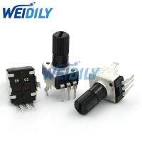 ♀ 10PCS RV09 B5K B502 Potentiometer Adjustable Resistance 12.5mm Shaft 3 Pins 0932 Vertical adjustable trim pot WH09