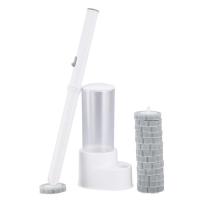 Toilet Bowl Cleaners Toilet Brush and Holder Set Toilet Cleaning Kit Toilet Brush Bathroom Cleaning Brush with Storage Caddy and 14 Toilet Wand Refill Heads improved