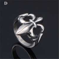 ????add?????? Jewelry Titanium Steel Retro Ring Chrome Cool Hearts Rings D in US Size 7-12 Unisex