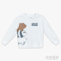 DOSH KIDS UNISEX SWEATER WE BARE BEARS สเวตเตอร์เด็กชาย-เด็กหญิง DBBBJ5005-OW