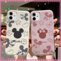 เคสโทรศัพท์มือถือ นิ่ม แบบหนา ลายการ์ตูนหนู สําหรับ 14 6s 7 8 plus 12 13 max pro