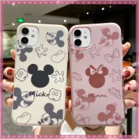 SDFGERGEH เคสโทรศัพท์มือถือ TPU นิ่ม แบบหนา ลายการ์ตูนหนู สําหรับ iphone 14 6s 7 8 plus 11 xs 12 13 max pro