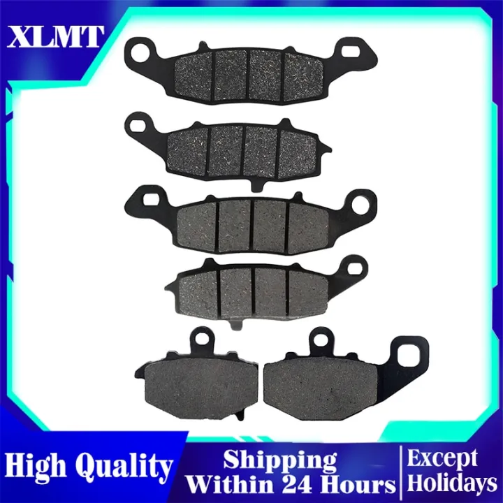 Motorcycle Front And Rear Brake Pads For Kawasaki Kle 650 Kle650 Versys 07 13 Er6f Er 6f 06 13 6136