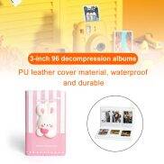96 Pockets Instant Picture Case PU Leather 3 Inch Photo Paper Album