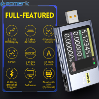 [electronicshop]แบบพกพาดิจิตอลโวลต์มิเตอร์แอมมิเตอร์ USB Tester TYPE-C โทรศัพท์มือถือด่วนเติมเงินโปรโตคอลการทดสอบการตรวจสอบทดสอบไกความจุวัดระลอกวัด