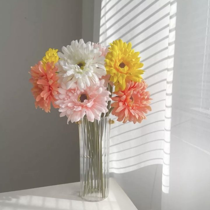 o-urhome-เยอบีร่าประดิษฐ์-artificial-gerbera-ดอกไม้ปลอมงานแต่งงานและของตกแต่งบ้าน-ร้านกาแฟ-ร้านอาหาร-และของตกแต่งโรงแรม-อุปกรณ์ประกอบฉากภาพ