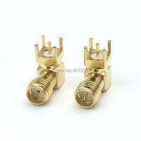 2/5/10pcs SMA female male Thru Hole plug Right Angle 90 DEGREE ( SMA KWE ) PCB Mount connector RF adapter