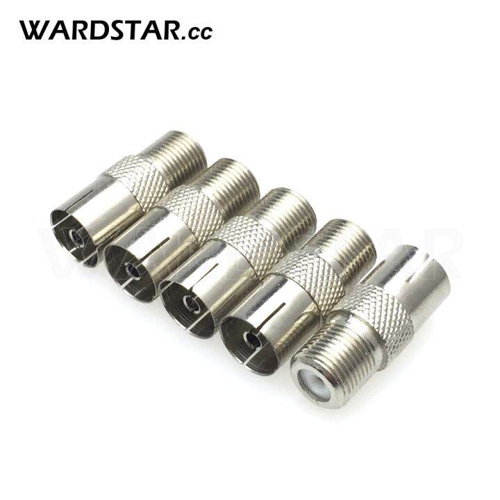 5pcs-lot-f-female-plug-to-pal-female-jack-straight-rf-coaxial-adapter-f-type-connector-tv-oaxial-aerial-cables