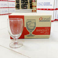 [ยกกล่อง6ใบ /500G11] แก้วน้ำ แก้วจัดงานเลี้ยง 308มล. Ocean BANQUET GOBLET ; box of 6 glasses