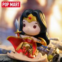 POP MART X DC Justice League Series World Blind Box Toy Girl Kawaii Doll Action Figure Cute Model Birthday Kid Gift Mystery Box