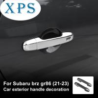 สติกเกอร์ฝาครอบที่จับประตูรถ Xps สำหรับ Subaru BRZ Toyota GR86 2021 2022 2023 ABS อุปกรณ์ป้องกันมือจับอุปกรณ์เสริมฝาครอบตกแต่ง