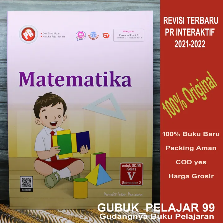 Pr Interaktif Matematika Kelas 5 Semester 2 Sd Mi Intan Pariwara Edisi 2021 2022 Original Lazada Indonesia