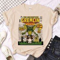 เสื้อเกรมลินส์ Gizmo ย้อนยุคมอนสเตอร์เกรมลินส์เสื้อสตรีทแวร์สำหรับผู้หญิงเสื้อผ้า2000