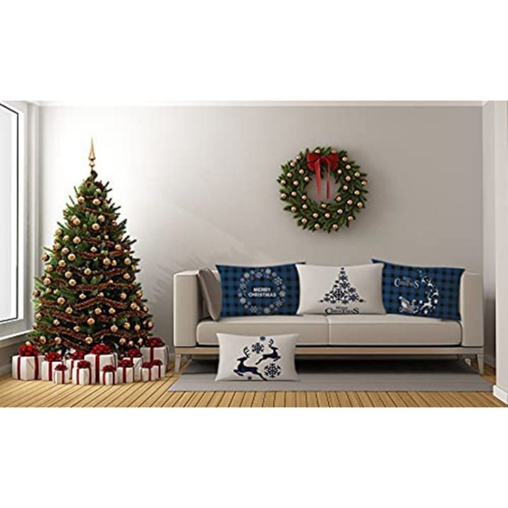 christmas-pillow-covers-12x20-farmhouse-buffalo-plaid-christmas-decorations-throw-pillows-set-of-4-for-couch-sofa