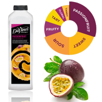 WF-Davinci Gourmet Passionfruit Fruit Beverage Mix 1L. น้ำผลไม้รสเสาวรสและเนื้อเสาวรสบด