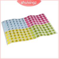 SHUIXINGZ สติกเกอร์ Harga Sale โรงรถป้ายขายฉลากกลมสติกเกอร์สีนีออน