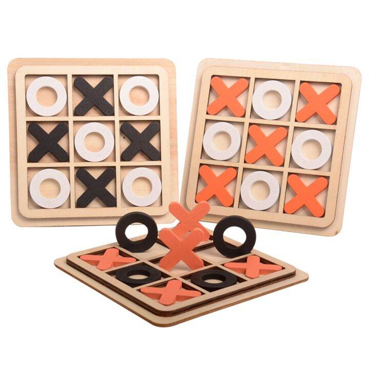 Tic Tac Toe OX Chess Board Games Puzzle Toys Interactive Games ...