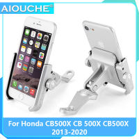 For Honda CB500X CB 500X CB 500X 2013-2020 Motorcycle CNC Handlebar Rearview Mirror Mobile Phone Holder GPS Stand Bracket