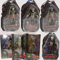 NECA วอเตอร์ City Hunter นักรบหายหมูป่างูสะกดรอยตาม Demon Hunter ผู้พิทักษ์ป่าตุ๊กตาของเล่นตุ๊กตาขยับแขนขาได้พรีเดเตอร์คลาสสิก