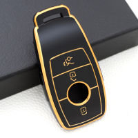 MLE พวงกุญแจ Soft TPU Protection Car Key Shell Case For Mercedes Benz GLC300L/E300I/E260