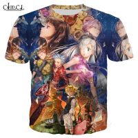 2023 In stock New The Seven Deadly Sins 3D Funny Anime T-shirts Nanatsu No Taizai Harajuku Oversized Top，Contact the seller to personalize the name and logo